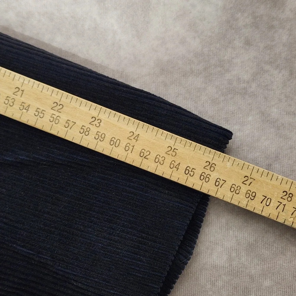 John Nordstrom Corduroy Winter Bamboo‎ sport coat Blazer jacket 48L Navy Blue